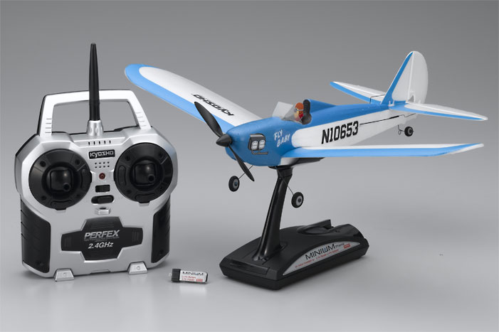Kyosho FLYBABY MINIUM BLUE READY SET